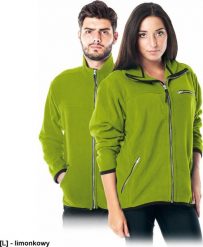 R.E.I.S. POLAR-HONEY - bluza, miły w dotyku krótko strzyżony polar, 100% poliester 290 g/m2, suwak, 3 zasuwane kieszenie - limonkowy XL. Bluzy męskie R.E.I.S., m, bez wzorów, z polaru, bez kaptura. Za 74.54 zł.