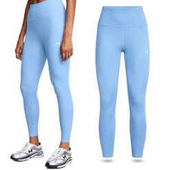 Legginsy termoaktywne damskie Under Armour Motion Ankle szybkoschnące. Niebieskie legginsy sportowe damskie Under Armour, xs, bez wzorów, do biegania. W wyprzedaży za 143.75 zł.