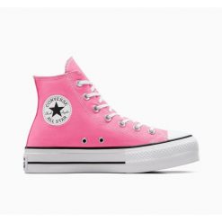Sneakers Converse Chuck Taylor All Star Lift. Czerwone trampki i tenisówki damskie Converse, bez wzorów, retro, bez zapięcia. Za 490.00 zł.