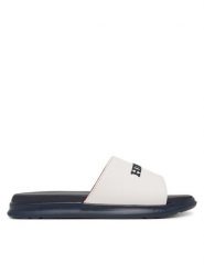 Tommy Hilfiger Klapki Dual Density Hilfiger Pool Slide FM0FM05797 Biały. Białe klapki męskie Tommy Hilfiger, z syntetyku. Za 249.99 zł.