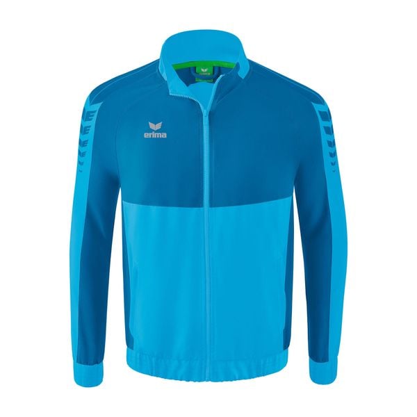 Kurtka prezentacyjna Erima Six Wings. Fioletowe bluzy męskie Erima, m, bez wzorów, sportowe, bez kaptura. Za 244.50 zł.