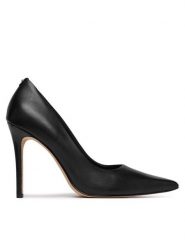 MICHAEL Michael Kors Szpilki Elyse High Pump 40R6EYHP1L Czarny. Czarne szpilki damskie MICHAEL Michael Kors, bez wzorów, ze skóry, bez obcasa, bez zapięcia. Za 659.99 zł.