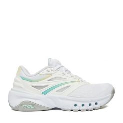Buty na siłownię Reebok. Białe obuwie sportowe damskie Reebok, bez wzorów, na fitness i siłownię. Za 359.99 zł.