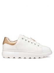 Geox Sneakersy J Puffypop Girl J65MRA 00085 C1Z8W D Biały. Białe buty sportowe dziewczęce Geox, bez wzorów, ze skóry, bez zapięcia. Za 319.99 zł.