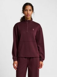 Damska bluza rozpinana do połowy Hummel Soft. Brązowe bluzy damskie Hummel, na jesień, xs, bez wzorów, z elastanu, bez kaptura. Za 243.00 zł.