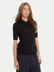 BOSS Sweter Fidenka 50545015 Czarny Regular Fit. Czarne swetry damskie Boss, l, bez wzorów, z wełny, bez kołnierzyka, bez ramiączek, bez kaptura. Za 499.99 zł.