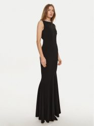 Rinascimento Sukienka wieczorowa CFC0119999003 Czarny Slim Fit. Czarne sukienki damskie Rinascimento, l, bez wzorów, z syntetyku, wizytowe, bez kołnierzyka, bez ramiączek. Za 649.99 zł.