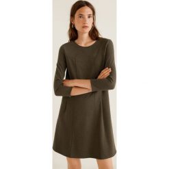 Mango - Sukienka Pique. Brązowe sukienki damskie Mango, casualowe. Za 139.90 zł.