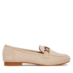 Loafersy DeeZee. Brązowe mokasyny damskie DeeZee. Za 99.99 zł.
