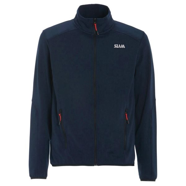 Bluza Polarowa Slam Act Grid Dorosłych. Niebieskie bluzy męskie SLAM, m, bez wzorów, z materiału, z kapturem. Za 656.85 zł.