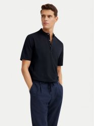 Bugatti Polo 8150-75021C Niebieski Regular Fit. Niebieskie koszulki polo męskie Bugatti, m, bez wzorów, z bawełny, bez ramiączek. Za 229.99 zł.