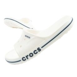 Klapki Crocs Bayaband Slide M 205392-126 białe. Białe klapki męskie sportowe. W wyprzedaży za 210.26 zł.