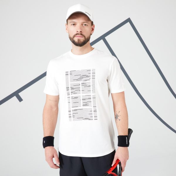 Koszulka tenisowa męska Artengo TTS Soft. Czarne koszulki sportowe męskie KUIKMA, m, bez wzorów, z bawełny, bez kołnierzyka, bez ramiączek, tenisowe. Za 69.99 zł.