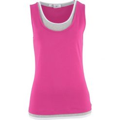 Top 2 w 1 bonprix fuksja. Topy damskie marki bonprix. Za 24.99 zł.