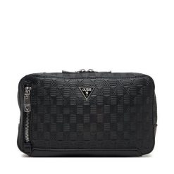 Saszetka nerka Guess. Czarne saszetki męskie Guess, młodzieżowe, małe. Za 239.99 zł.