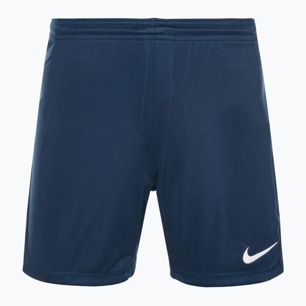 Spodenki piłkarskie damskie Nike Dri-FIT Park III Knit Short. Niebieskie szorty sportowe damskie Nike, s, bez wzorów, sportowe, do piłki nożnej, dri-fit (nike). Za 60.00 zł.
