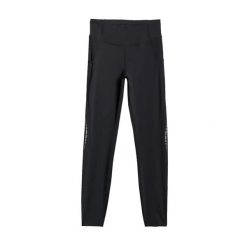 Damskie legginsy 4F FNK F396. Czarne legginsy damskie 4f, l, bez wzorów, ze skóry, długie, na fitness i siłownię. Za 170.50 zł.