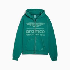 Bluza sportowa męska Puma X AMF1 FZ 63589293. Zielone bluzy męskie Puma, m, bez wzorów, z bawełny, z kapturem. Za 461.16 zł.