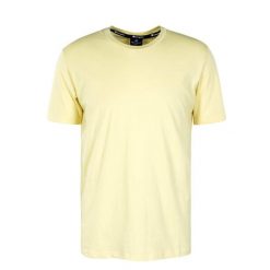 Koszulka T-shirt sportowa męska CHAMPION bawełna. Żółte koszulki sportowe męskie Champion, m, bez wzorów, z bawełny, bez kołnierzyka, bez ramiączek, trekkingowe. Za 100.15 zł.
