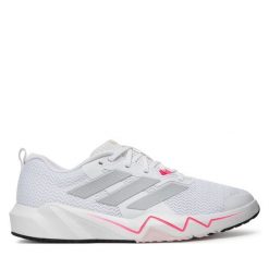Buty do biegania adidas. Białe obuwie sportowe damskie Adidas, bez wzorów, do biegania. Za 299.99 zł.