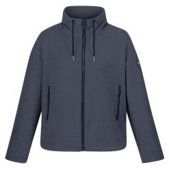 Bluza Polarowa Damska Dzianinowa Ashlynn. Niebieskie bluzy damskie Regatta, xl, bez wzorów, z dzianiny, bez kaptura, trekkingowe. Za 200.99 zł.