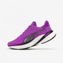 Buty do biegania damskie Puma Magnify Nitro 2. Fioletowe obuwie sportowe damskie Puma, bez wzorów, z kauczuku, do biegania. W wyprzedaży za 499.99 zł.
