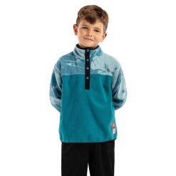 Bluza z grubego polaru do sportów zimowych chłopięca Jumbo. Zielone bluzy dla chłopców SIROKO, na zimę, bez wzorów, z polaru, bez ramiączek, bez kaptura. W wyprzedaży za 109.95 zł.