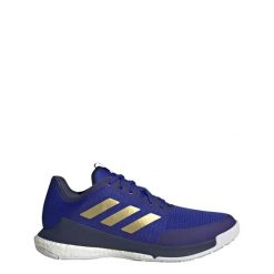 Buty do siatkówki dla dorosłych Adidas Crazyflight Shoes. Niebieskie buty sportowe męskie Adidas, z materiału, bez zapięcia, do siatkówki. W wyprzedaży za 570.70 zł.