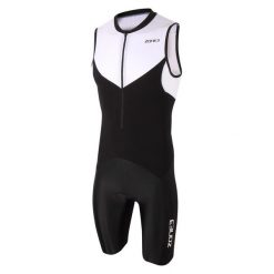 Kombinezon triathlonowy męski ZONE3 Lava Long Distance Trisuit. Białe buty sportowe męskie ZONE3, bez zapięcia, rowerowe. Za 999.99 zł.