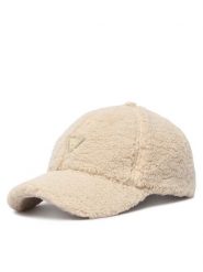 Guess Czapka z daszkiem W5BZ44 WJ070 Beżowy jasny. Brązowe rękawiczki damskie Guess, z aplikacjami, z poliesteru. Za 264.99 zł.