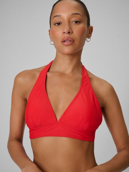 Góra od bikini damska 4F 4FWSS26UBKTF088. Czerwone bikini damskie 4f, na lato, s, bez wzorów. Za 69.99 zł.