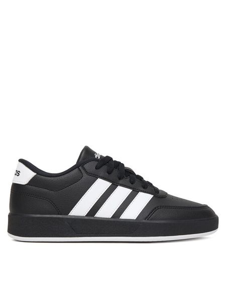 Adidas Sneakersy Breaknet 3.0 JR8447 Czarny. Czarne buty sportowe dziewczęce Adidas, bez wzorów, ze skóry, bez zapięcia. Za 141.99 zł.