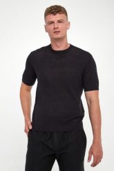 T-shirt męski z wełną EMPORIO ARMANI. T-shirty męskie Emporio Armani, m, bez wzorów, z wełny, bez kołnierzyka. Za 769.00 zł.