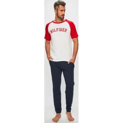 Tommy Hilfiger - Piżama. Niebieskie piżamy męskie Tommy Hilfiger, m, bez wzorów, z bawełny, bez ramiączek. W wyprzedaży za 199.90 zł.