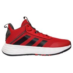 Nowe Buty do koszykówki kosza Adidas Ownthegame 2.0. Czerwone buty sportowe męskie Adidas, bez zapięcia, do koszykówki. Za 215.99 zł.