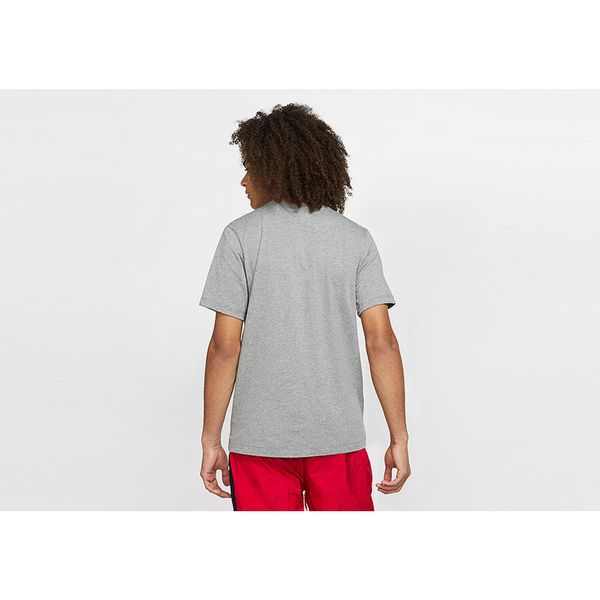 Koszulka męska nike air jordan aj85 crew tee carbon heather. Szare koszulki sportowe męskie Nike, m, bez wzorów, bez kołnierzyka, bez ramiączek, do biegania. Za 139.00 zł.