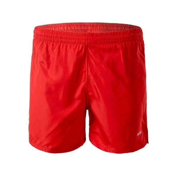 Męskie Spodenki Krall Z Odblaskowym Logo. Czerwone krótkie spodenki sportowe męskie Hi-tec, m, bez wzorów, z poliesteru. Za 63.99 zł.