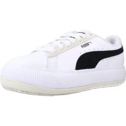 Tenisówki Puma Model Mayu Mix Wn Kolor Czarny. Czarne trampki i tenisówki damskie Puma, bez wzorów, ze skóry, klasyczne, bez zapięcia. Za 418.55 zł.