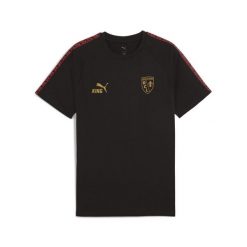 Męska koszulka RC Lens KING PUMA Black Matte Gold Beige. Brązowe koszulki sportowe męskie Puma, m, bez wzorów, ze lnu, bez kołnierzyka, bez ramiączek, do piłki nożnej. Za 179.00 zł.