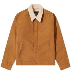 Kurtka Dickies Duck Canvas. Brązowe kurtki męskie Dickies, xl, bez wzorów, z bawełny, eleganckie, bez kaptura. Za 321.35 zł.