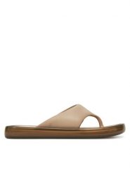 Melissa Japonki Float Ad. 33915 Beżowy. Brązowe klapki damskie Melissa, bez wzorów, z tworzywa sztucznego, bez obcasa. Za 229.99 zł.