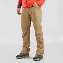Spodnie turystyczne męskie NH500 -4°C. Szare spodnie sportowe męskie QUECHUA, na zimę, m, bez wzorów, z tkaniny, trekkingowe. Za 149.99 zł.