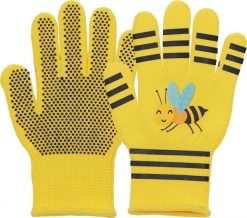 Esschert Design Dziecięce rękawiczki ogrodowe Pszczółka. Rękawiczki dziecięce Esschert Design, bez wzorów. Za 23.00 zł.