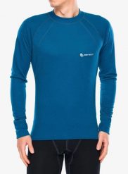 Bluza termoaktywna Sensor Double Face Tee LS. Niebieskie bluzy męskie Sensor, l, bez wzorów, z dzianiny, bez kaptura. Za 152.79 zł.
