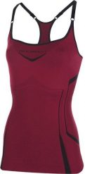 Brubeck Bezrękawnik damski FITNESS z topem r.XL fuksja (CM10070). Czerwone koszulki sportowe damskie Brubeck, xl, bez wzorów, bez kołnierzyka, bez ramiączek, na fitness i siłownię. Za 90.09 zł.