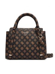 Guess Torebka Daryna II HWPG72 08060 Brązowy. Brązowe torebki do ręki damskie Guess, z aplikacjami, ze skóry, bez dodatków. Za 519.99 zł.