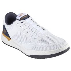 Buty sportowe męskie Skechers Corliss Dorset. Białe buty sportowe męskie Skechers, z syntetyku, bez zapięcia. Za 339.54 zł.