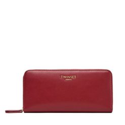 Portfel TWINSET. Czerwone portfele damskie Twinset, bez wzorów. Za 449.99 zł.