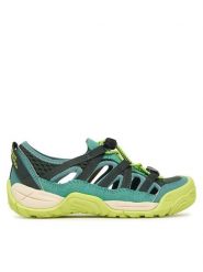 Jack Wolfskin Sandały Levente A64080 Zielony. Zielone sandały chłopięce Jack Wolfskin, z meshu, bez zapięcia. Za 279.99 zł.