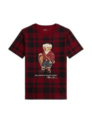 Polo Ralph Lauren T-Shirt 322981259001 Bordowy Regular Fit. Czerwone t-shirty dla chłopców Polo Ralph Lauren, bez wzorów, z bawełny, bez ramiączek. Za 279.99 zł.